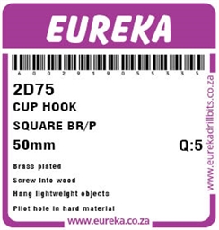 2D75 - Cup Hook Square -2D75_label_T